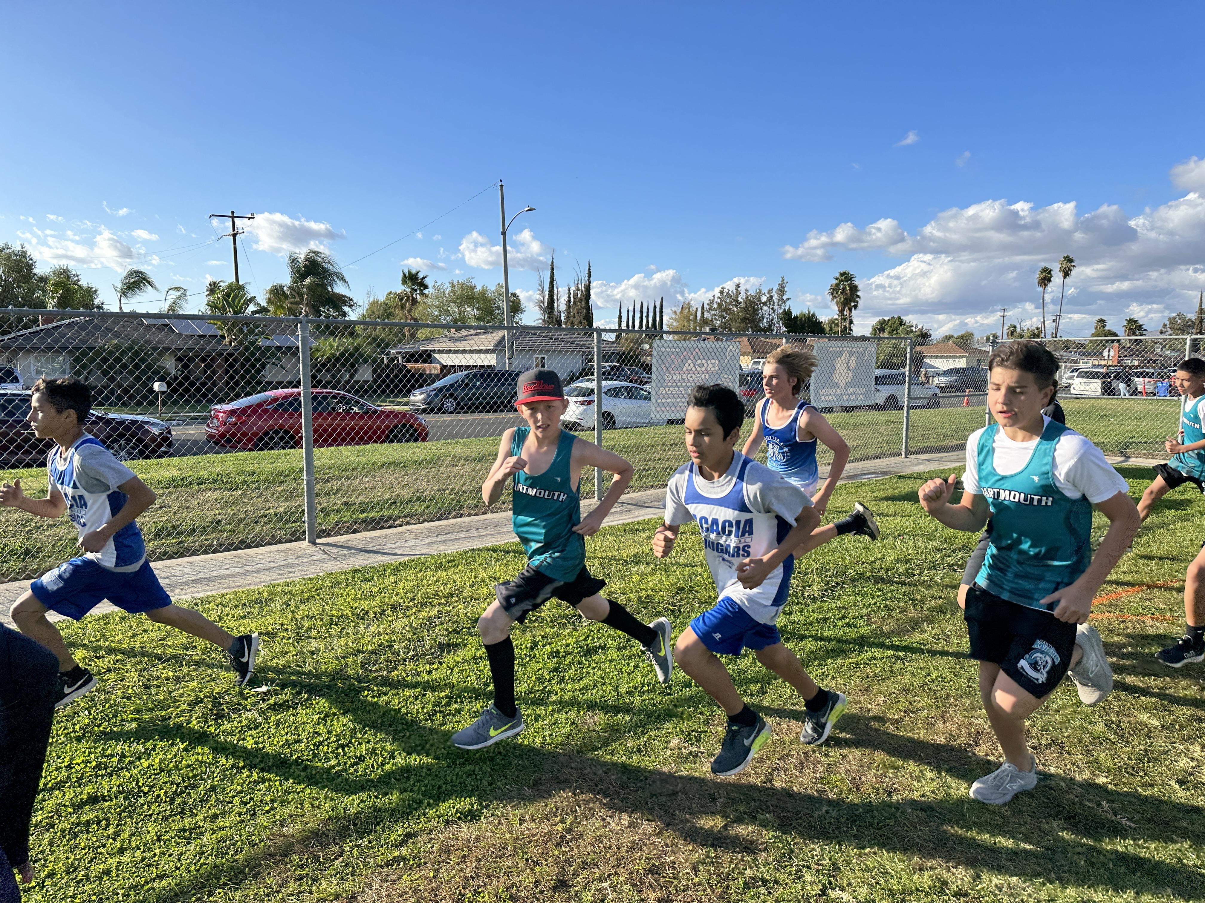 Dartmouth Cross Country at Hemacinto League Championships