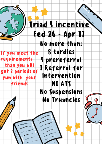 Triad 5 Reward Party Information