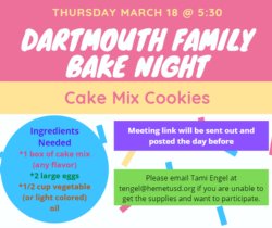 Dartmouth Family Bake Night
